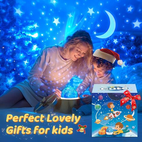 Solar System for Kids Projector Night Light, 360°Rotating+5 Films Planet Space Projector for Bedroom, Bright Night Light for Boys Room, Space Toys for Kids 3-5, Solar System Planet Toys for Boy Gifts in Saudi Arabia