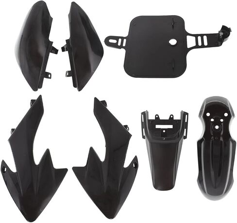 LABLT Plastic Fender Fairing Kit Replacement for Honda XR50 CRF50 SDG SSR 107 125 Dirt Pit Bike Black Blue White in Saudi Arabia