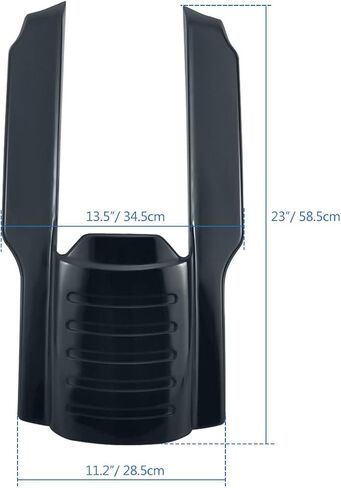 حشو تمديد واقي الطين الخلفي للدراجة النارية مقاس 9 بوصات، نسخة مطورة من واقي الطين الخلفي للدراجة النارية Harley Touring Electra Road Street Glide Road King 1996-2008 in Kuwait