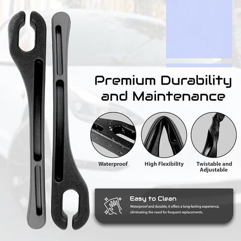 Add-On Car Seat Gap Filler 2 Pack with Seat Belt Holes, Auto Crevice Blockers 2PCS Fill Gap in Between Seat and Console, Universal car Gap Filler, Tesla Model 3 Y Accessories, Black in Saudi Arabia