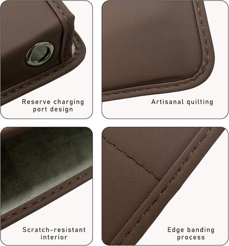 قطعتان من حشو فجوات مقعد السيارة، جيب تخزين جلدي للمقعد الأمامي مع فتحة شحن، منظم فجوة مقعد تلقائي قابل للتعديل لمفاتيح بطاقات الهواتف، ملحقات السيارة العالمية (أسود) in Kuwait