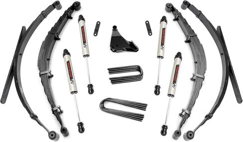 Rough Country 4" Lift Kit w/V2 Shocks for 1999-2004 Ford Super Duty 4WD - 50170 in Saudi Arabia