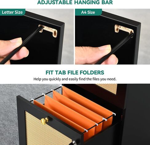 YITAHOME File Cabinets for Home Office 4 Drawer Filing Cabinet Office Vertical Files Storage File Drawers for A4 & Letter-Sized Documents,White in Saudi Arabia