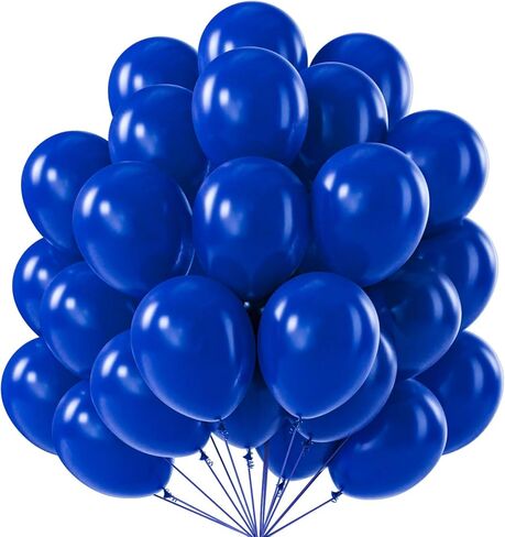 PartyWoo Black Balloons, 52 pcs 12 Inch Black Balloons, Latex Balloons for Balloon Garland or Balloon Arch as Birthday Party Decorations, Wedding Decorations, Baby Shower Decorations, Black-Y18 in Saudi Arabia