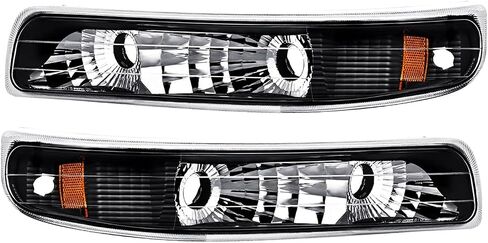 Front Parking Turn Signal Light Replacement for 1999-2002 Chevy Silverado, 2000-2006 Tahoe & Suburban Replace OE# GM2520173 GM2521173, Tuning Style in Kuwait