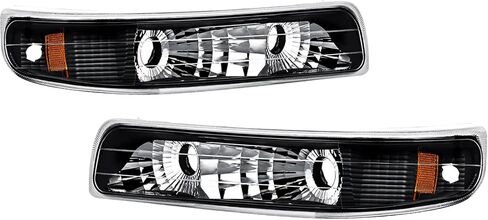 Front Parking Turn Signal Light Replacement for 1999-2002 Chevy Silverado, 2000-2006 Tahoe & Suburban Replace OE# GM2520173 GM2521173, Tuning Style in Kuwait