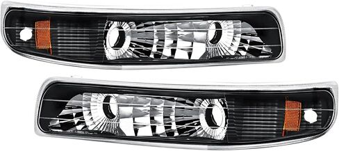Front Parking Turn Signal Light Replacement for 1999-2002 Chevy Silverado, 2000-2006 Tahoe & Suburban Replace OE# GM2520173 GM2521173, Tuning Style in Kuwait