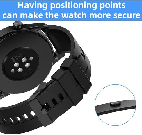 18/20/22MM Watch Band Loops, 6PCS Watch Strap Holder Silicone Watch Strap Replacement, Rubber Watch Band for Replacement Watch Bands, Replacement Watch Strap Band Wristband Replacement Watch Keeper in Saudi Arabia
