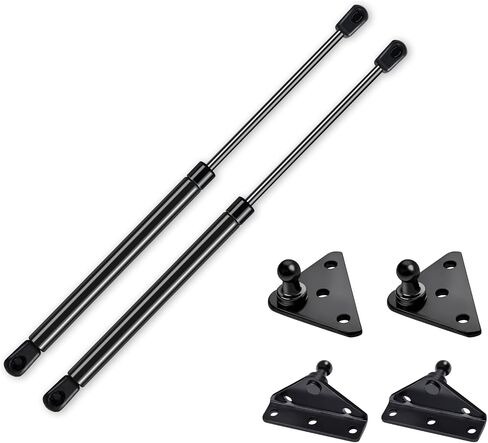Qty (2) SPD-GSNI-5300-20 C16-08568 20in 20lb/89N Universal Gas Strut Spring with Mounting Brackets- Shock Lift Support for RV Entry Door, Motorhome Door, RV Bed, Boat Hatch Lid, Camper Shell in Kuwait