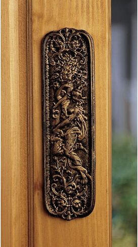 Design Toscano Maiden Iron Door Plate in Saudi Arabia