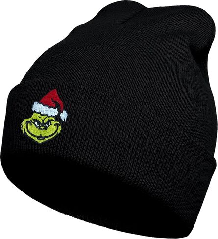 Beanie Hat for Adult Men Women Embroidery Winter Beanie Knitted Skull Cap in Saudi Arabia