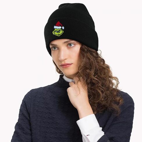 Beanie Hat for Adult Men Women Embroidery Winter Beanie Knitted Skull Cap in Saudi Arabia