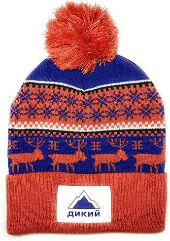 Escape from Tarkov Beanie - Scav Beanie, Ponpon hat Blue, Red in Saudi Arabia