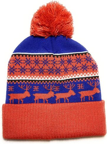 Escape from Tarkov Beanie - Scav Beanie, Ponpon hat Blue, Red in Saudi Arabia