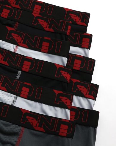 AND1 Men's Underwear Boxer Briefs - 10 Pack Performance Stretch Compression Boxers for Men with Functional Fly Pouch (S-3XL) in Saudi Arabia