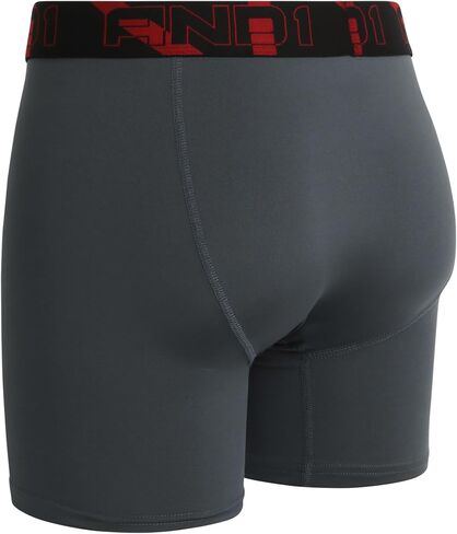AND1 Men's Underwear Boxer Briefs - 10 Pack Performance Stretch Compression Boxers for Men with Functional Fly Pouch (S-3XL) in Saudi Arabia