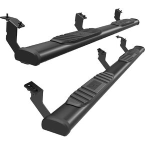 TAC Arrow Side Steps Running Boards Compatible with 2005-2023 Toyota Tacoma Double Cab Truck Pickup 5" Aluminum Texture Black Step Rails Nerf Bars Lightweight Off Road Accessories 2Pcs