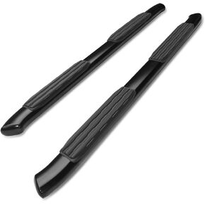 TAC Arrow Side Steps Running Boards Compatible with 2005-2023 Toyota Tacoma Double Cab Truck Pickup 5" Aluminum Texture Black Step Rails Nerf Bars Lightweight Off Road Accessories 2Pcs