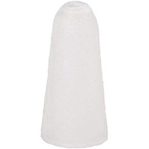 أجهزة أقمشة مذهلة 12 الكمية. شرابات بلاستيكية صغيرة، مخروطية الشكل، بيضاء in Kuwait