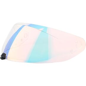 Helmet Visor Replacement Face Shield for HJC HJ-31 i70/i10 Anti-Fog Pinlock Ready Shield Visor Wind Shield Helmet Lens (Revo Clear Red)