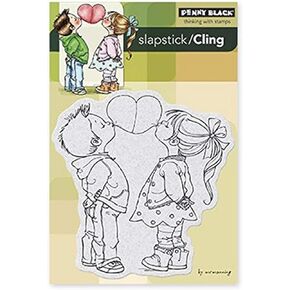 Penny Black Bubble Heart Decorative Stamp