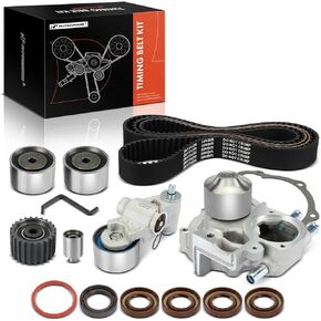A-Premium Engine Timing Belt Kit with Water Pump Compatible with Subaru Outback 2005-2009, Forester 2004-2007, Impreza 2004-2007, Baja 2004-2006, Legacy 2005-2009 & Saab 9-2X 2005-2.0L 2.5L