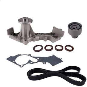 KAC Engine Timing Belt Kit w/Water Pump Fits Frontier 99-04 V6 3.3L,Xterra 00-04 V6 3.3L,Pathfinder 96-00 V6 3.3L,QX4 97-00 V6 3.3L OEM# TCKWP249, TKN-001, GTKWP249, AWK1235, WPK-0020, WP249K1C