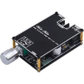 Bluetooth 5.0 Audio Amplifier Board, ZK-MT21 2.1 Channel 50W X 2 +100W Mini Subwoofer Power Amp HiFi Digital Audio Amp Module for Home Speakers(20-100W, 4-8¦¸), DC 12-24V, BT AUX Input