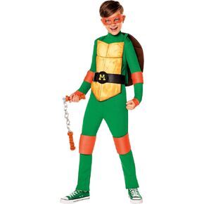 Spirit Halloween Teenage Mutant Ninja Turtles Kids Michelangelo Costume | Officially Licensed | TMNT | Group Costumes - L