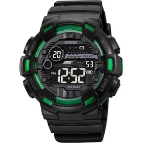 Gosasa Fashion Multifunction Watch for Men Big Dial Outdoor Sport Men's Digital Watches Date Casual Male Wristwatch Waterproof LED Back Light
