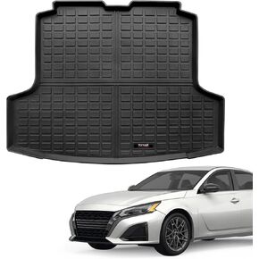 for 2013-2018 Nissan Altima Floor Mats & Trunk Cargo Liner Set All Weather TPE Rubber Mat Black (for 2013-2018 Nissan Altima)