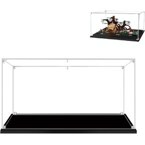 Display Case for Lego-75330 - Acrylic Clear Display Box for [Dagobah Jedi Training Diorama] Model - 13.7x9.8x9.8inch