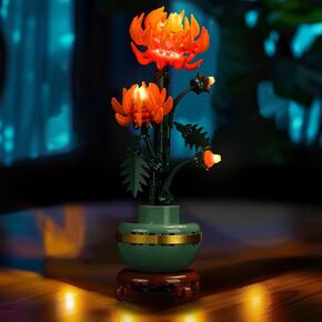 LED Lighting Compatible with Lego Chrysanthemum 10368, Light Kit Compatible with Lego 10368, Giving Light to Model, NOT Included The Model Set(Classic Edition)