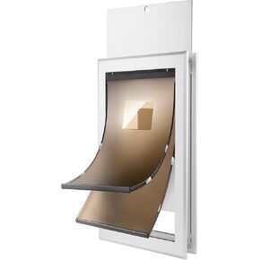 XL Dog Door for Large Dog - Aluminum Extra Large Dog Door for Door Exterior Doors - Weather Proof Doggy Door