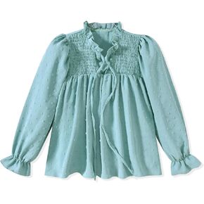 Girls Long Sleeve Shirt for 6-12 Years