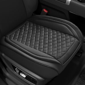 2 Pack Leather Front Car Seat Covers, Bottom Seat Covers for Cars, Anti-Slip, Waterproof, Full Wrap Protection with Storage Pocket for Bottom Seat Cover, Universal Fit for 95% of Vehicles