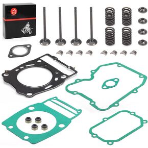 Intake Exhaust Valve Kit w/Gasket for Polaris Sportsman Magnum Scrambler Big Boss ATP Ranger 400 425 500 1995-2014
