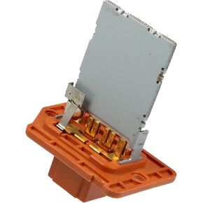 Motoforti HVAC Blower Motor Resistor Replacement, for Kia Soul Base 2014-2019, Metal Plastic, Orange Silver Tone