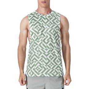 EZRUN Men's Tank Tops Swim Beach Sleeveless Shirt Quick Dry Gym Workout Stringer Muscle Tshirts Big and Tall