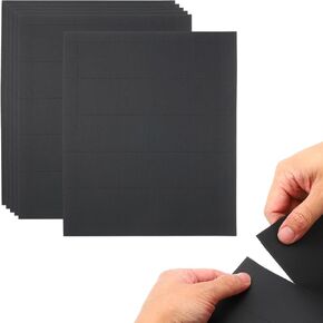 PATIKIL 3.5"x2" Printable Business Cards, 1000 Cards Perforated Card Stock Paper for Laser and Inkjet Printer 180gsm, 100Pcs 10 Sheets, Black