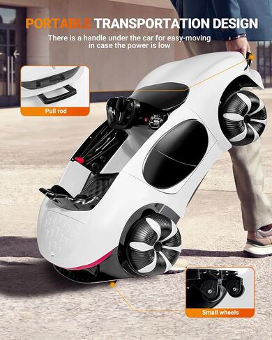SEALIGHT 12V Kids Ride On Car Truck w/Parent Remote Control, Children Ride On Toy Toddler Electric Vehicle with Double Doors/Safety Belt/LED Lights/Music Player/Bluetooth in Saudi Arabia