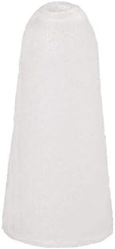 أجهزة أقمشة مذهلة 12 الكمية. شرابات بلاستيكية صغيرة، مخروطية الشكل، بيضاء in Kuwait