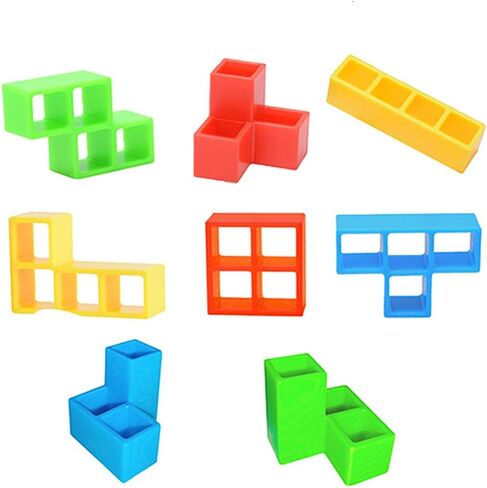 LiangCuber 32PCS Tetra Tower Game,Balance Game Team Building Blocks,Blocks Game for Kids & Adults Team Building Blocks Toy (32PCS Edition) in Saudi Arabia