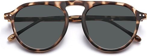 نظارات شمسية مستقطبة كلاسيكية طراز Aviator للنساء والرجال، نظارات شمسية عصرية ذات ظلال دائرية خفيفة الوزن ST7126 in Saudi Arabia