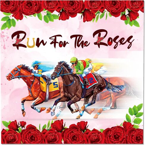 40pcs Horse Racing Party Napkins Derby Day Party Supplies Run for The Roses NapkinsRoses Horse Race Disposable Paper Napkins for Horse Racing Birthday Party Supplies Kentucky Derby Decorations in Saudi Arabia