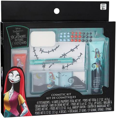 زي Spirit Halloween Kids The Nightmare Before Christmas اختر سالي جاك سكيلينجتون أوجي بوجي (مقاس واحد، مجموعة مكياج سالي للأطفال) in Saudi Arabia