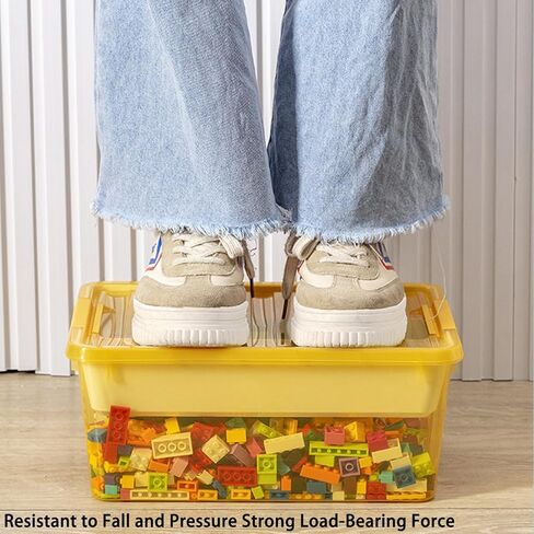 صناديق تنظيم تخزين الألعاب من أجل ليغو، تخزين مكعبات البناء، حاويات تخزين لتخزين الطوب، صندوق منظم بلاستيكي قابل للتكديس (شفاف) in Kuwait
