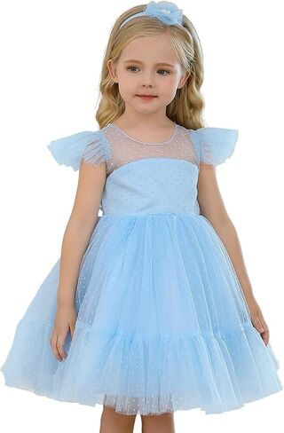 TTYAOVO Pageant Girl Dress Elegant Birthday Party Princess Gown in Kuwait