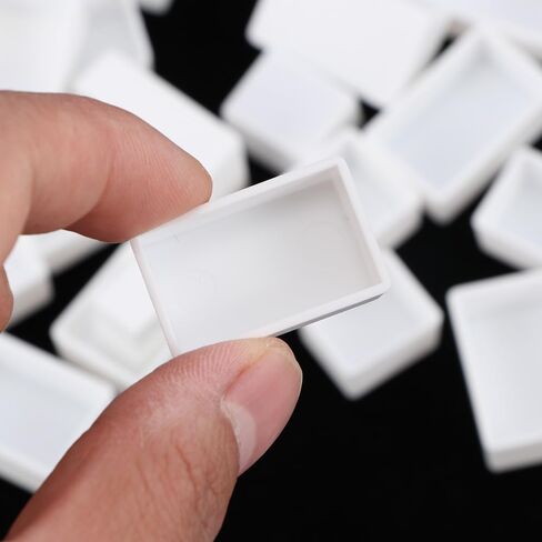 96 Pcs Empty Watercolor Paint Pans for Sample Watercolors Gouache,Watercolor Oils or Acrylics Painting Travel Tin Case Palette Half Pans/Full Pans (Full Pan 3.2ml 96pcs) in Kuwait