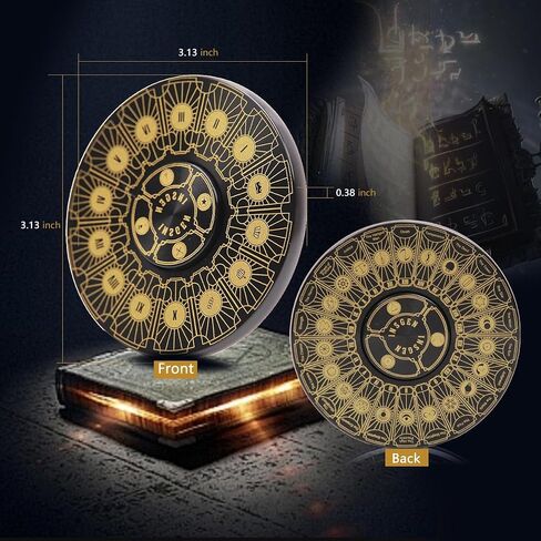 Fidget Toys Fidget Spinners for Adults, Metal Spinning Spinner Top Toy, Anxiety Toys Stress Relief Reducer, Party Favors for Adults Stuffers Tarot Constellation Spinning Tops Toys (Gold Tarot) in Saudi Arabia